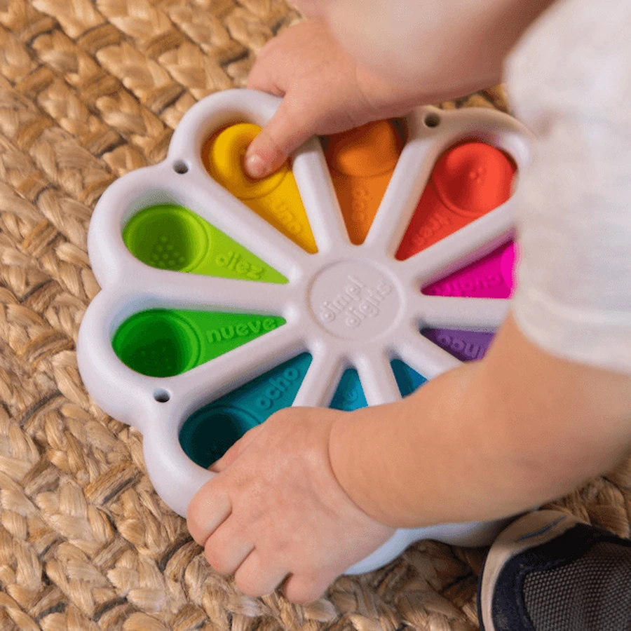 Dimpl Digits - Jouet sensoriel avec bulles de chiffres en silicone