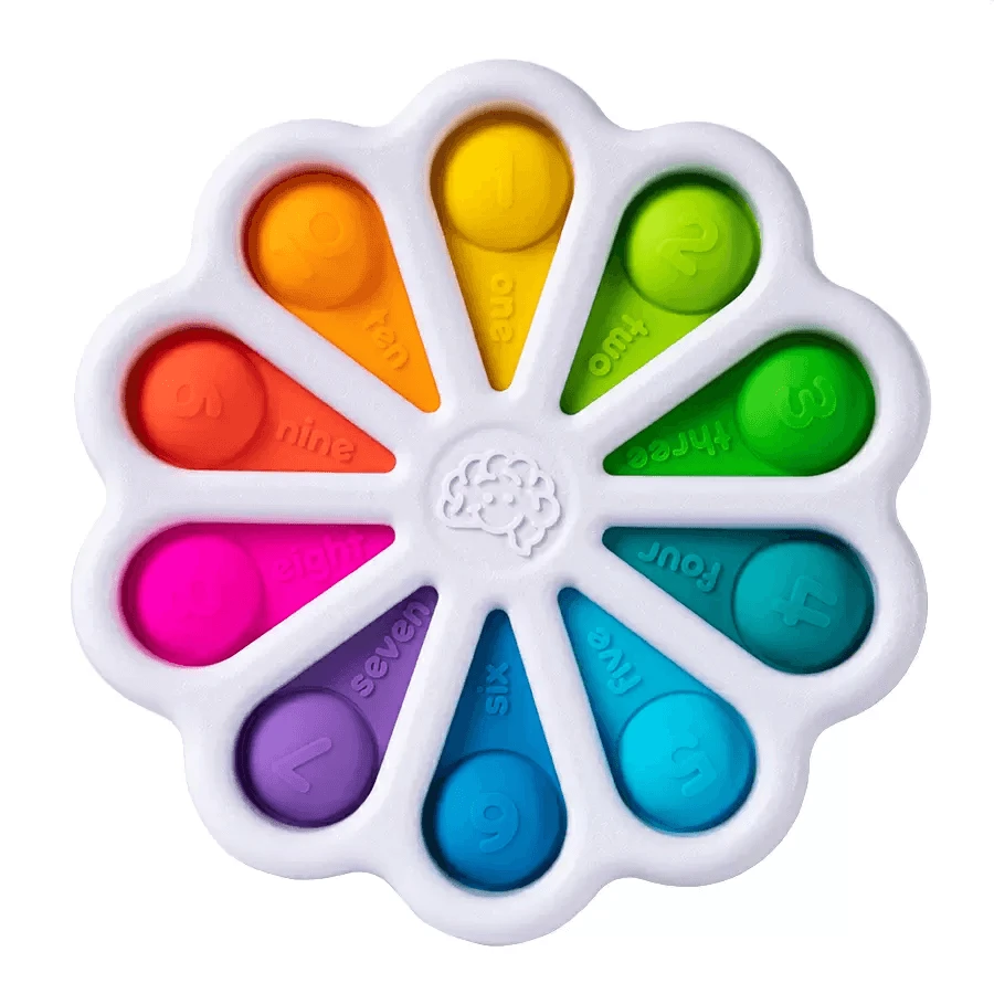 Dimpl Digits - Jouet sensoriel avec bulles de chiffres en silicone