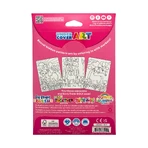 Coloring set with secret patterns Undercover Art - Unicorns