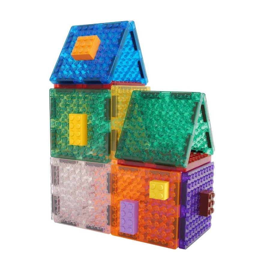 Brick Tiles 16-częściowy magnetyczny zestaw do budowania, Cleverclixx: ceny i cechy
