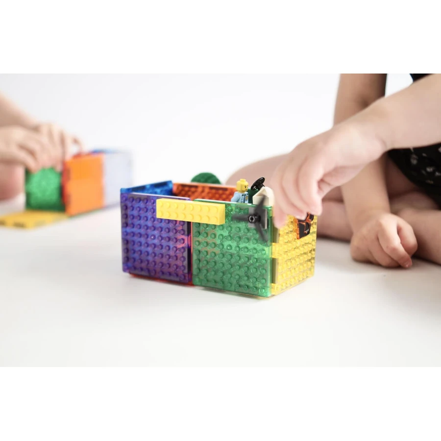 Brick Tiles 16-częściowy magnetyczny zestaw do budowania, Cleverclixx: ceny i cechy
