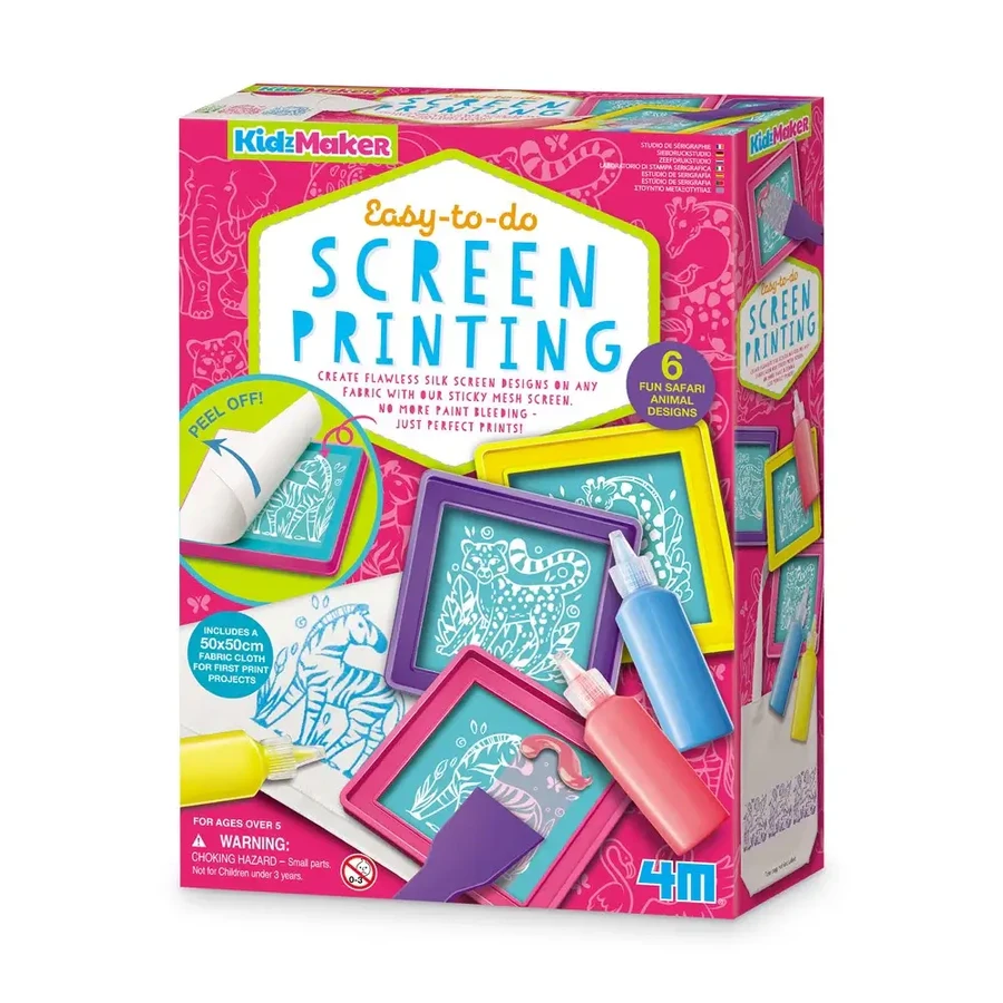 Kit de serigrafía fácil para niños - KidzMaker