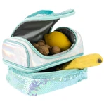 Girabrilla lunch box - quilted thermal box with reversible sequins and waterproof interior