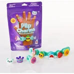 Ensemble bracelet et bague avec breloques Pop-it Plip Charms, violet