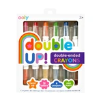 Podwójne kredki woskowe, zestaw 6 sztuk, Double up! 12 kolorów: ceny i cechy