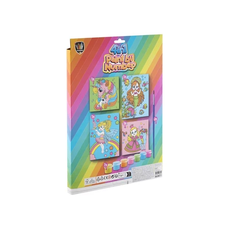 Set di pittura creativa per bambine, 4 in 1