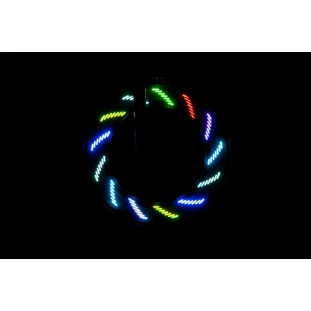 Luz LED con efectos animados para radios de bicicleta, ShapeBrightz