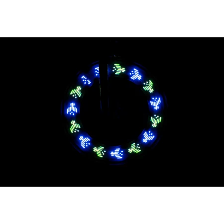 Luz LED con efectos animados para radios de bicicleta, ShapeBrightz
