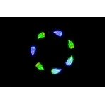 Luz LED con efectos animados para radios de bicicleta, ShapeBrightz