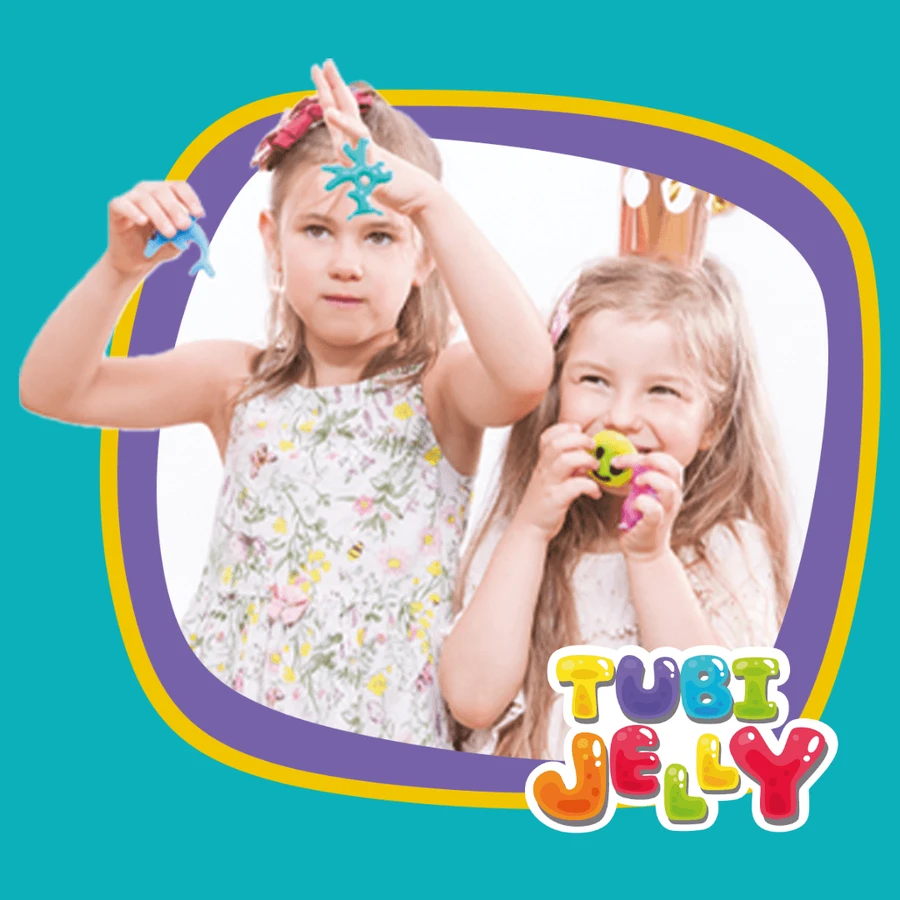 JELLY TUBES SET with 3 colors - SWEETS
