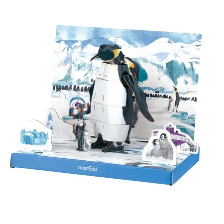 Puzzle 3D ajustable - Pingouin impérial (deluxe)