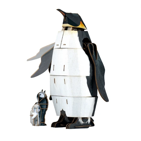 Puzzle 3D ajustable - Pingouin impérial (deluxe)