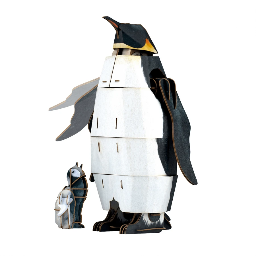 Puzzle 3D ajustable - Pingouin impérial (deluxe)