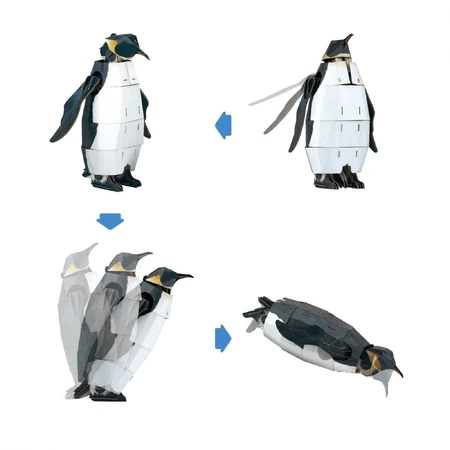 Puzzle 3D ajustable - Pingouin impérial (deluxe)
