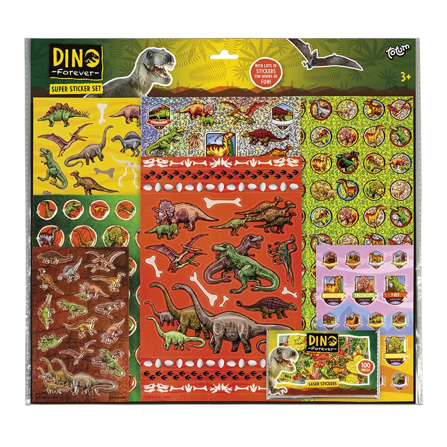 Super set dinosaurusstickers