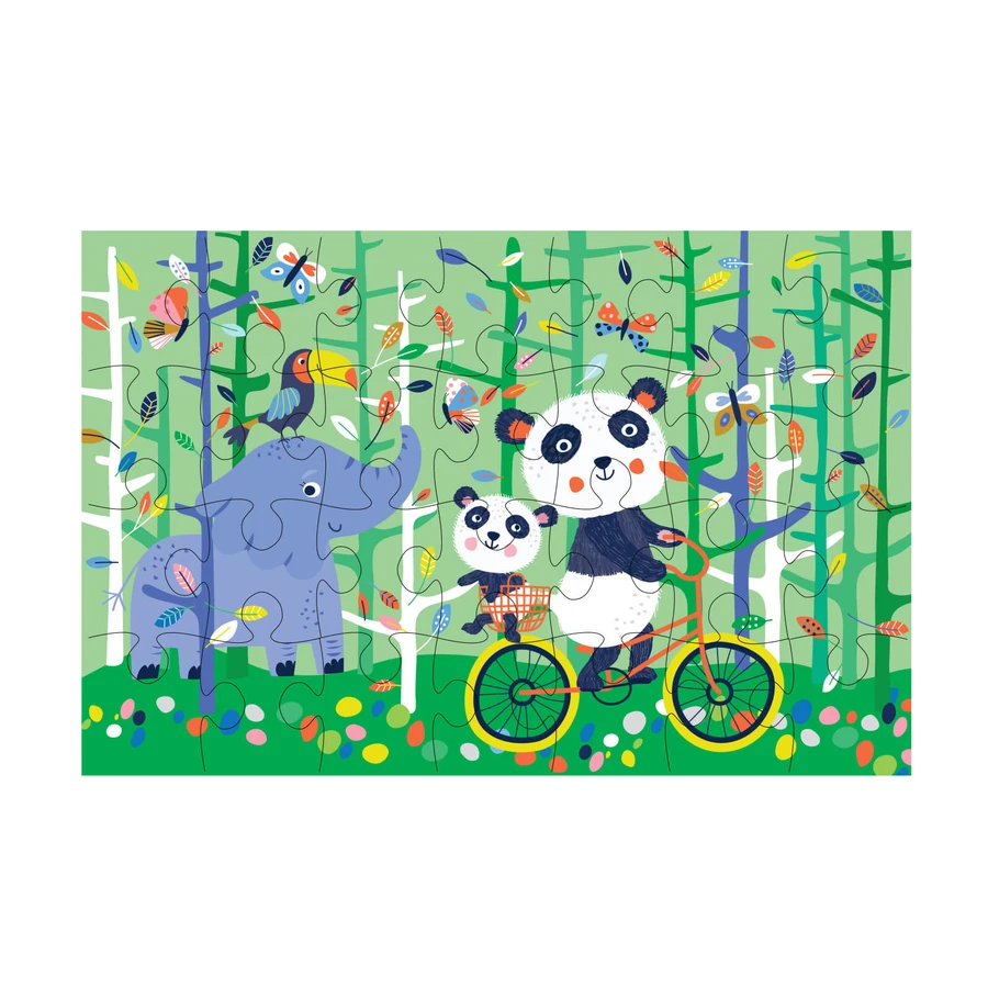 28-elementowe puzzle - Panda: ceny i cechy