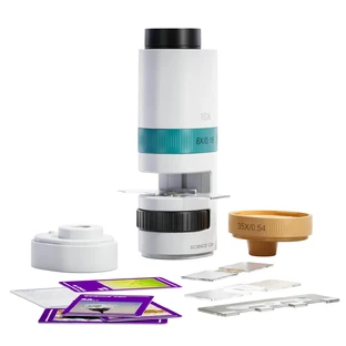 Jeu STEM Microscope avec projecteur 350, TopBright