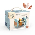 Jouet sensoriel en bois pour bébé, Speedy Monkey