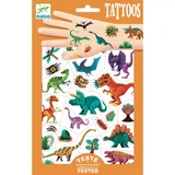 Tatuaggi in metallo Djeco, Dinosauri