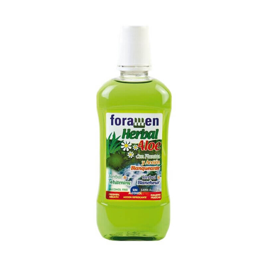 Foramen Herbal Aloe Colutorio sin Alcohol 500ml -009