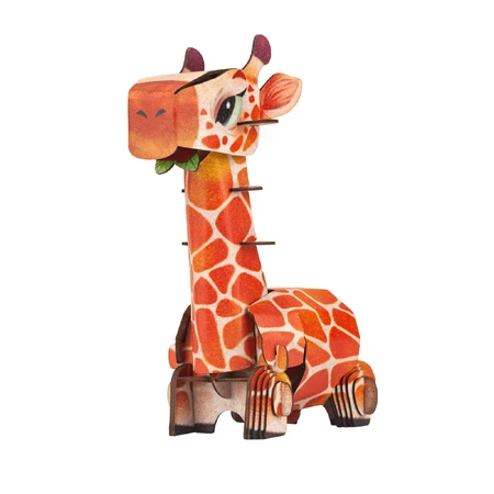 Puzzle 3D con suoni - Giraffa, Build 'n' Sound
