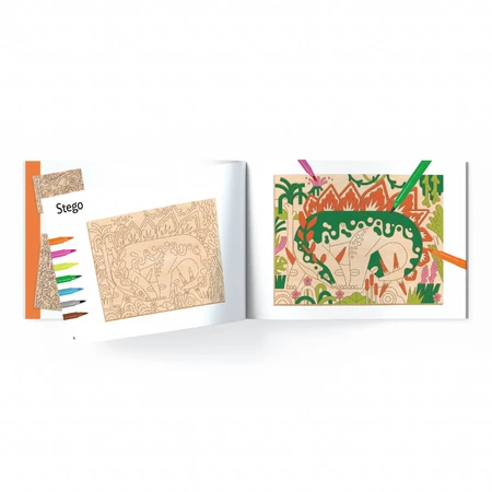 Dinosaurs wood painting workshop, Djeco