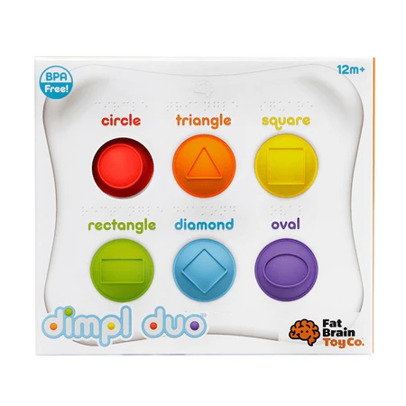 Dimpl Duo - Educational sensory toy with silicone bubbles