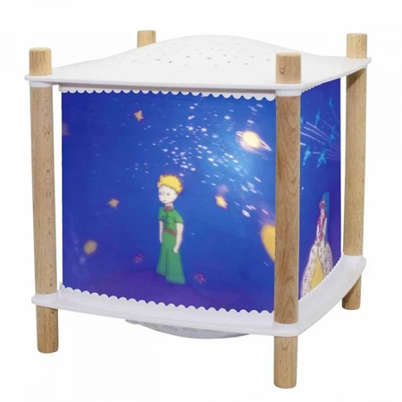 Bougie musicale du Petit Prince avec projection d'étoiles