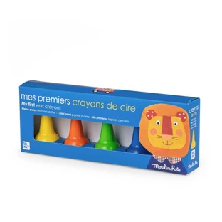 Set de 5 crayons de cire, Moulin Roty