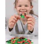Set constructie Plus-Plus, tub 100 piese, Jungle Mix