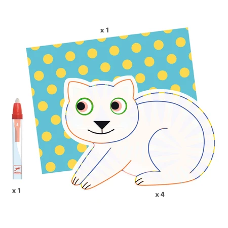 Djeco Wasser-Mal-Set, Animalo-Ma