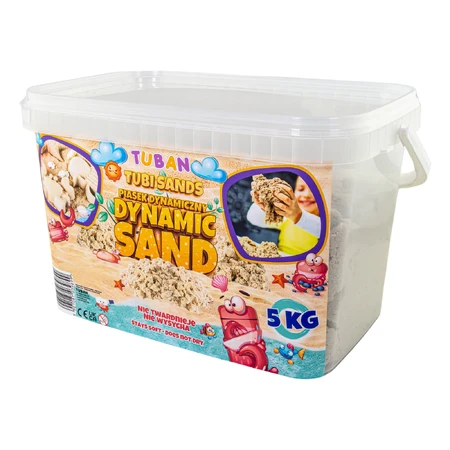 Sabbia sensoriale modellabile in scatola - naturale, 5 kg
