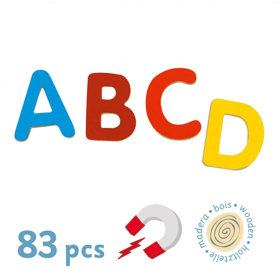 83 Lettres magnétiques pour enfants - Djeco