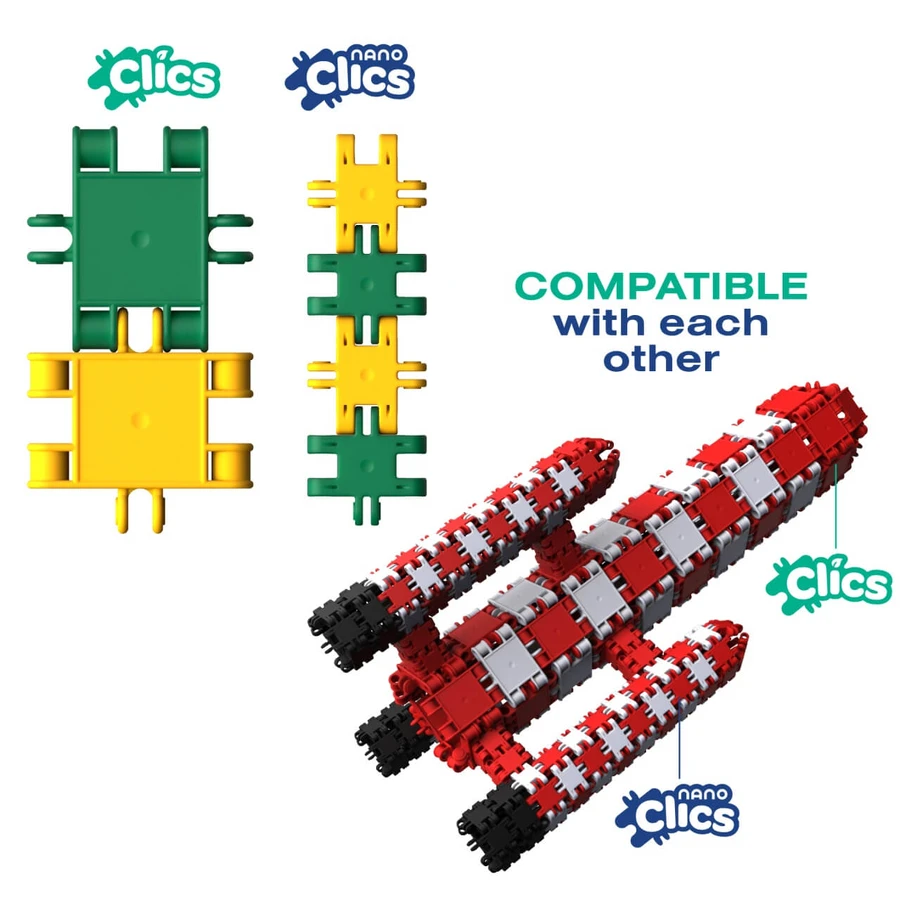 Nano Clics Do pojazdów 250 sztuk, Clicformers: ceny i cechy