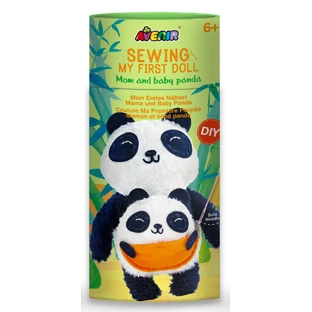 Nähset Meine erste Puppe, Mami und Panda Baby