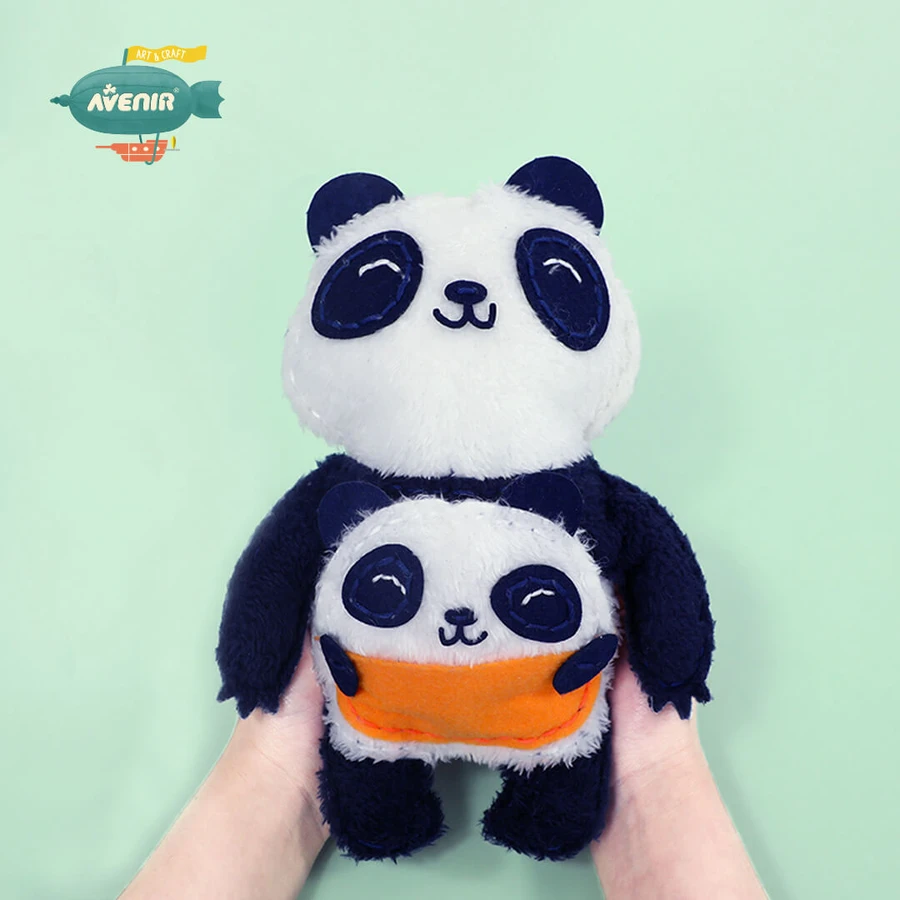 Set de couture My First Doll, Mommy and Panda Baby