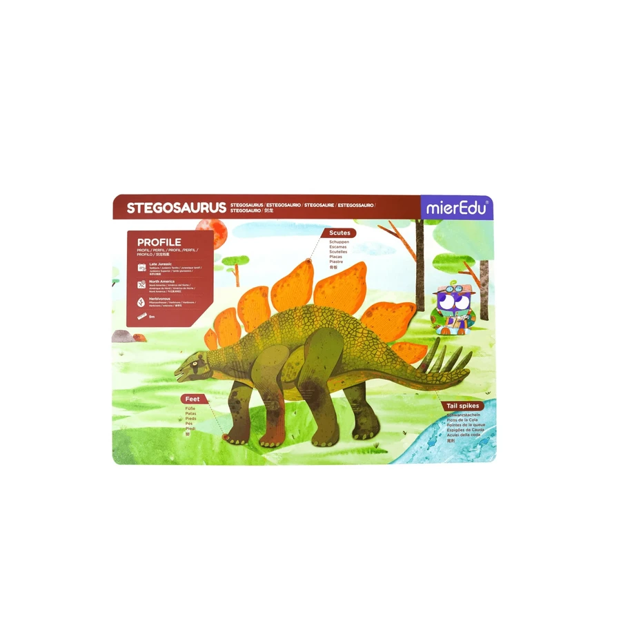 Joc magnetic educativ -Stegosaurus