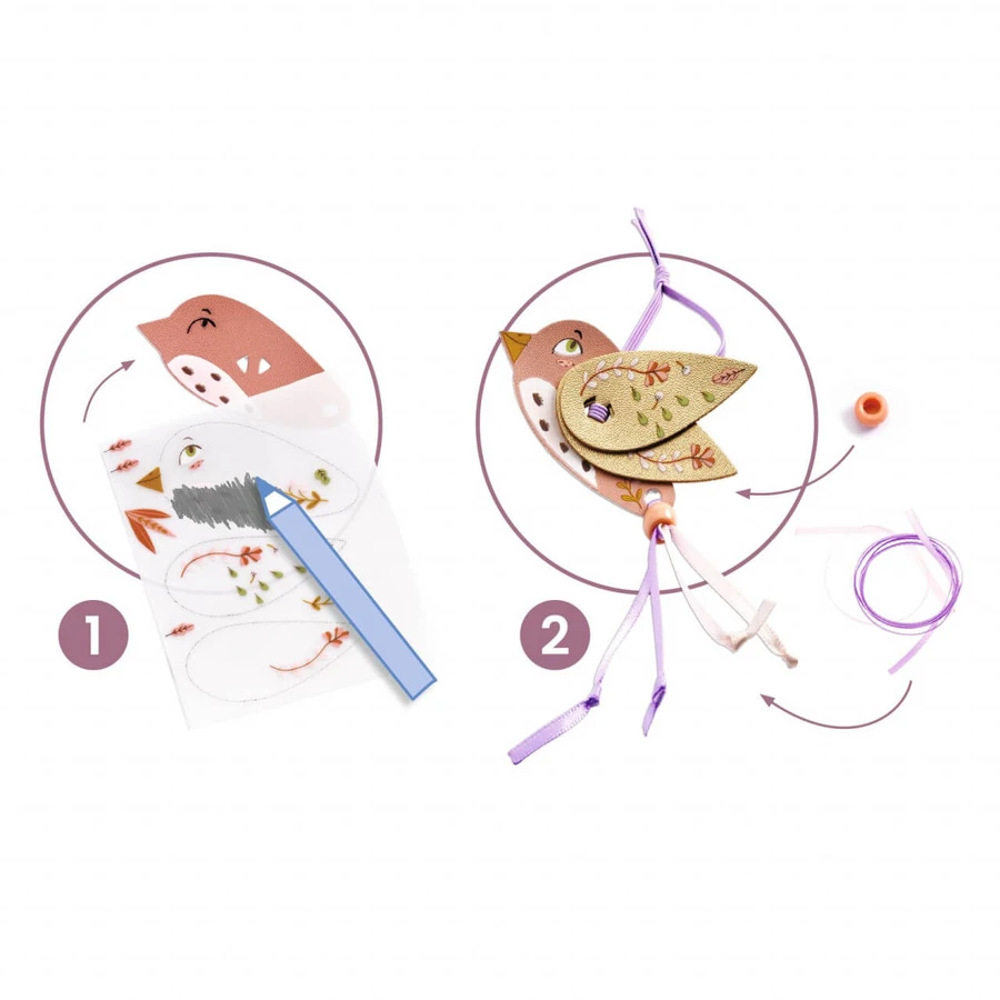 Set de bijoux DIY Miss Rosefinch, Djeco