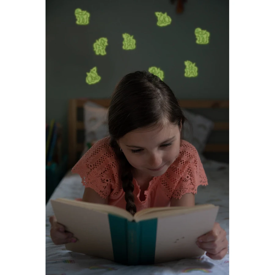 Phosphorescent wall decorations - Unicorns