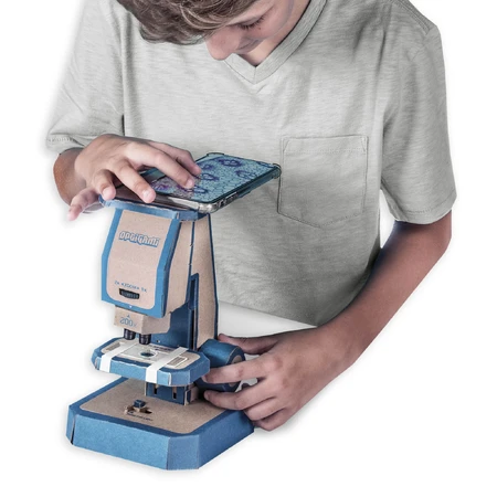 DIY kit - Make a microscope, magnification 50-400x, OptiGami
