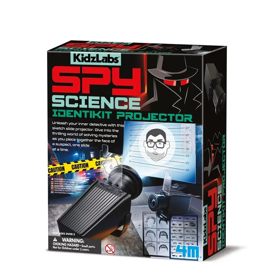 Kit STEM - Projecteur d'identité - Kit d'espionnage - KidzLabs