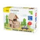 Holzbausatz "Haus mit Garage" 75 Teile