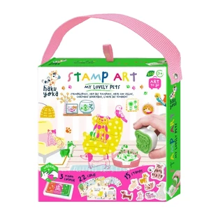 Set portabil de ștampile Haku Yoka - Animalutele mele dragi