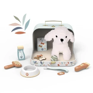 Set per bambini con valigia e cucciolo, Speedy Monkey