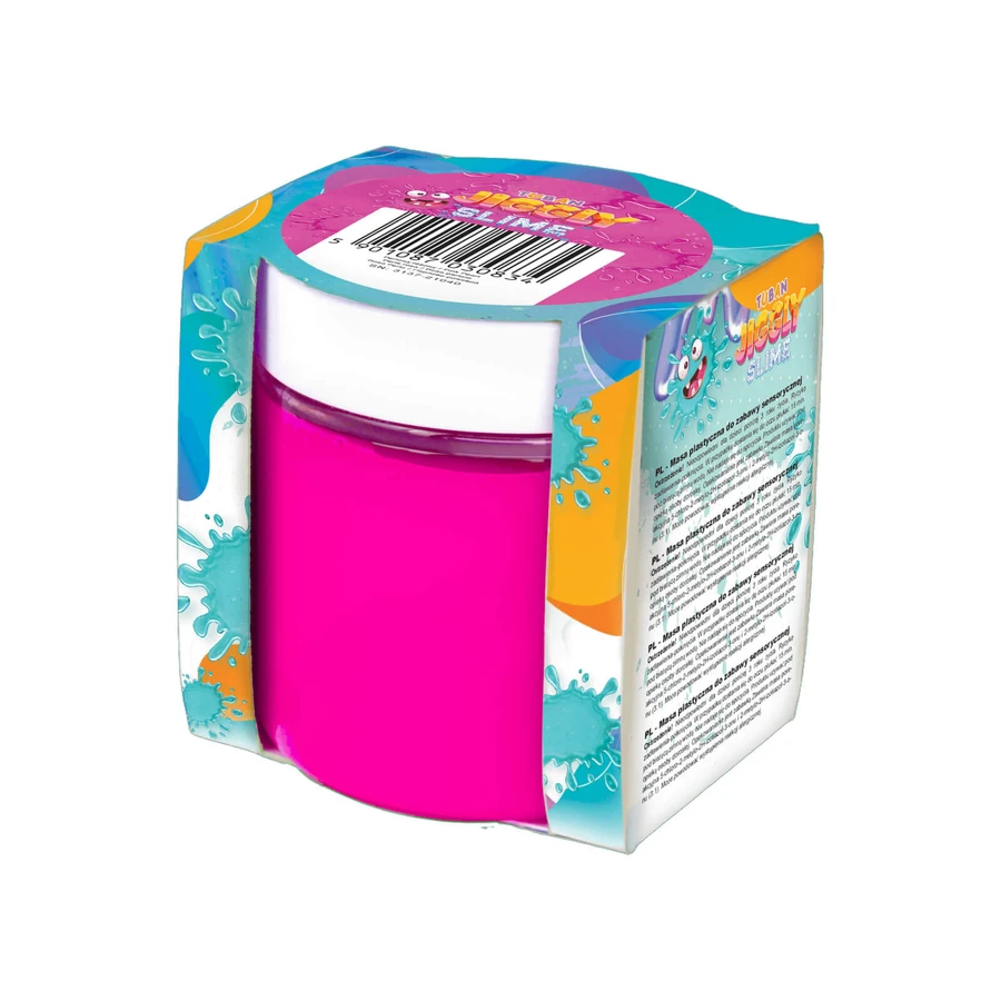 Slime in JIGGLY SLIME tin - pearly pink, 100 g