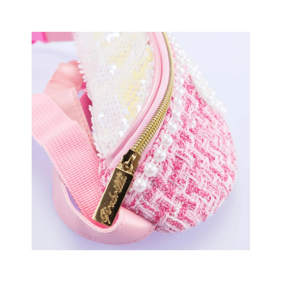 Tweedowa torebka Girabrilla Tweed Handbag - tweedowa torebka z odwracalnymi cekinami: ceny i cechy