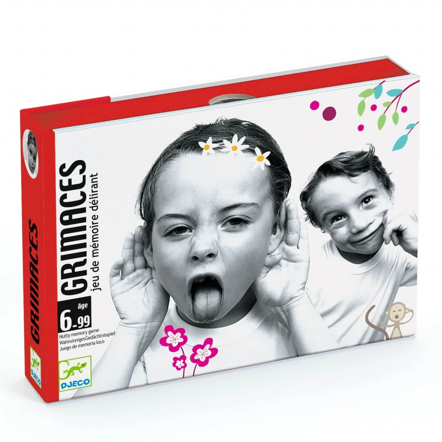 Beobachtungs- und Gedächtnisspiel Grimase Djeco