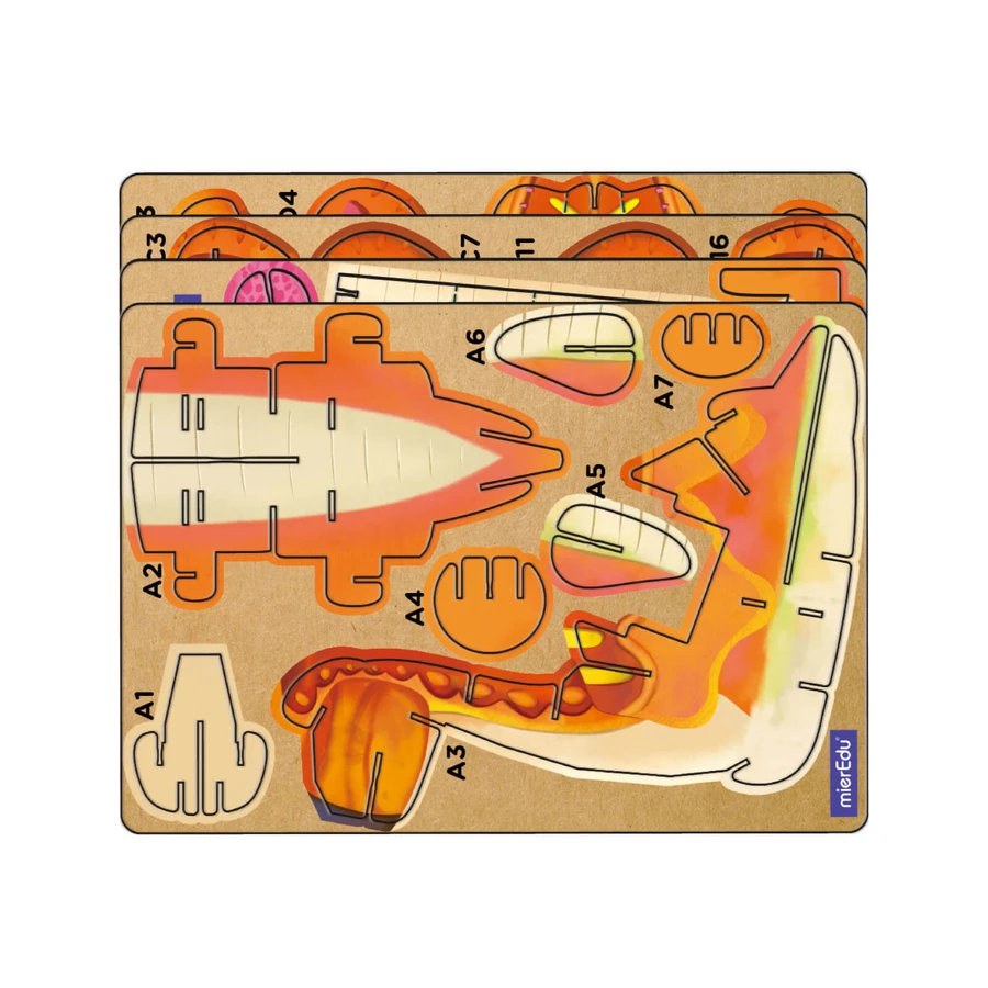 Puzzle sonore 3D - Brachiosaurus, Build 'n' Sound