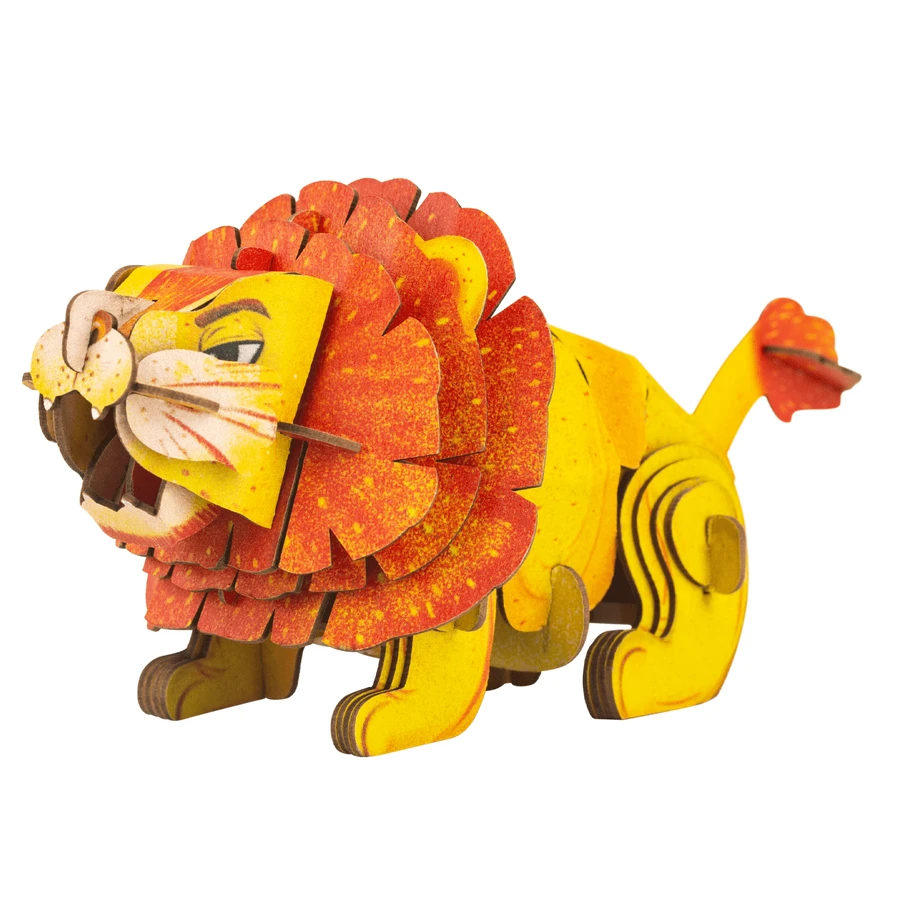 Puzzle sonore 3D - Lion, Build 'n' Sound