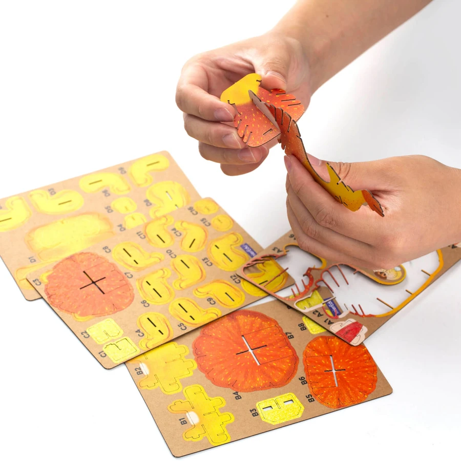 Puzzle sonore 3D - Lion, Build 'n' Sound